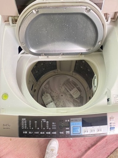北九州市内配送無料　保証付き　日立 HITACHI BW-D8SV N [ビートウォッシュ たて型洗濯乾燥機（8.0kg） 自動お掃除搭載 シャンパン]