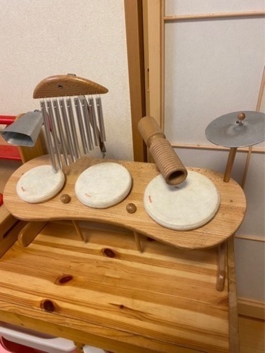 おもちゃ 木のおもちゃ ドラムセット 太鼓 シンバル 知育玩具 ベビー キッズ