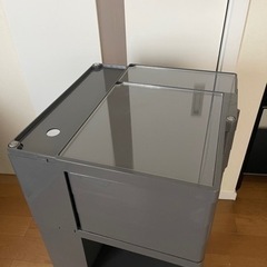 ボビーワゴン　3段3トレイ　トルネードグレー　美品