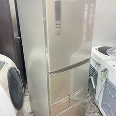 北九州市内配送無料　保証付き　東芝 TOSHIBA GR-E43G-NU [冷蔵庫（427L・右開き） ブライトシャンパン VEGETA(ベジータ)]