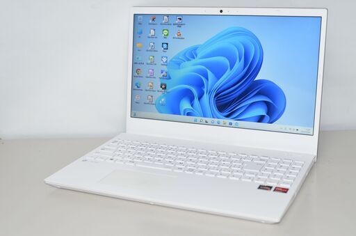 中古ノートパソコン NEC N1535/A Windows11+office 爆速SSD256GB AMD Ryzen 3-3250U/メモリ8GB/15.6インチ/webカメラ/無線/DVDマルチ搭載