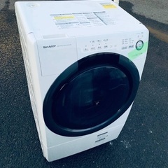  ♦️EJ128番　SHARP ドラム式電気洗濯乾燥機  【20...