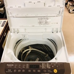 売約済】Panasonic パナソニック 全自動電気洗濯機 NA-F70PB12 中古