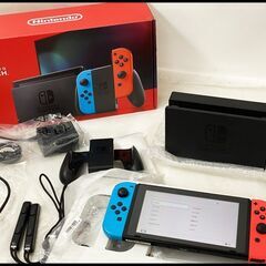 中古 ニンテンドースイッチ 2019 バッテリー強化版 ネオン ...