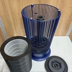 【中古美品】プラスマイナス0 空気清浄機 Air Purifier C030 XQH-C030 2018年製　ディープブルー🟡⚪️🟥
