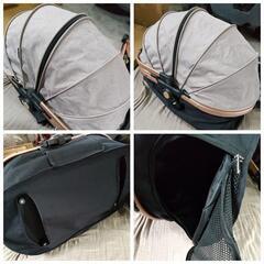 147t HRKING ペットカート 取り外し 分離型 3way 折りたたみ 対面式 4