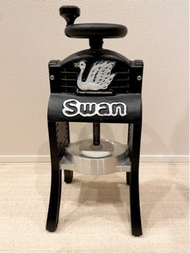 池永鉄工のブラックスワン かき氷機 手動式 日本製 レトロ swan