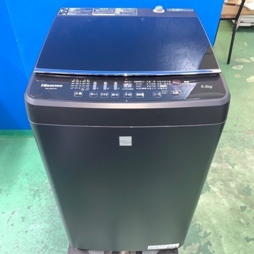 ⭐️Hisense⭐️全自動洗濯機　2020年5.5kg美品　大阪市近郊配送無料
