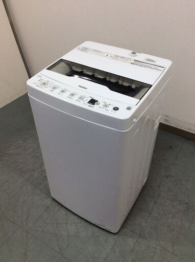 YJT8015【Haier/ハイアール 4.5㎏洗濯機】極美品 2022年製 JW-HS45B 家電 洗濯 簡易乾燥付
