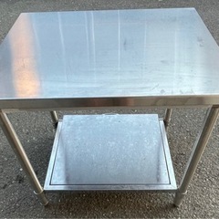 業務用 tanico 作業台 炊飯台付き 幅790×奥行600×高さ750 厨房機材 厨房機器 店舗用品 調理台 直接引き取り可 スライド台 炊飯用 大阪発