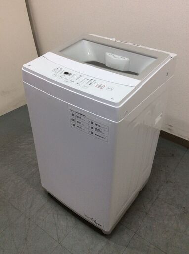 YJT8016【NITORI/ニトリ 6.0㎏洗濯機】美品 2023年製 NTR60 家電 洗濯 簡易乾燥付