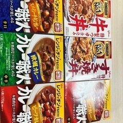 レトルトカレー・　牛丼・すき焼き丼