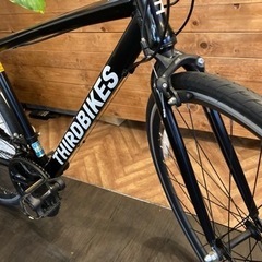 【新春SALE！アルミフレーム】3×7速　700×28cクロスバイク　ブラック