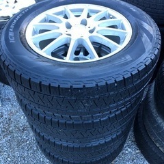 冬タイヤ 215/65R16 PCD114アルミ付きスタッドレス4本組み送料無料