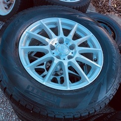 冬タイヤ 215/65R16 PCD114アルミ付きスタッドレス4本組み送料無料