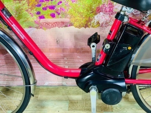 ❶5902子供乗せ電動アシスト自転車Panasonic26インチ良好バッテリー
