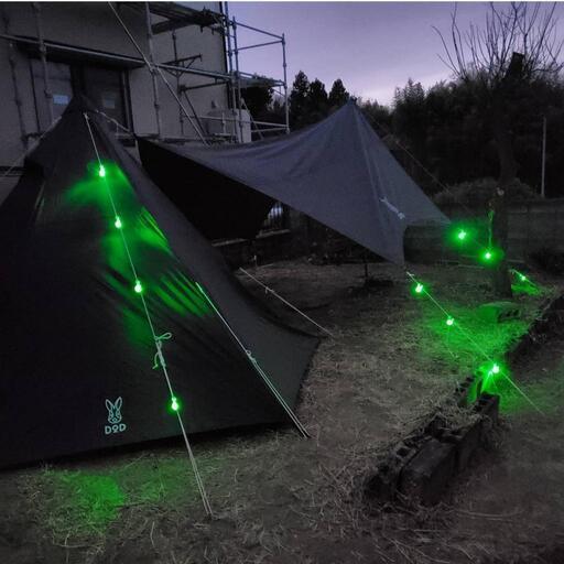 DODワンポールテント＋いつかのタープセット連結用トンガリハット付き