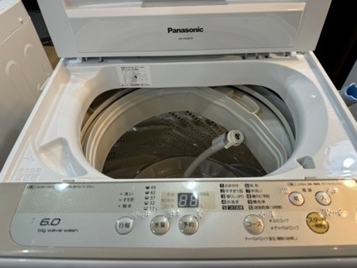 Panasonic 2017年製 洗濯機 6.0kg NA-F60B10 1226-27
