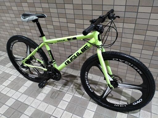 年末特価❗30日㈯まで4,000円引き❗前後タイヤ新品✨前後ディスク26インチ21段変速　MTB❗