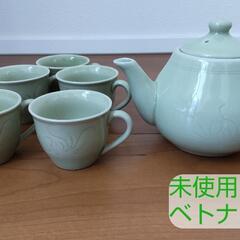 【お取引先決定】★未使用品★ベトナム 茶器セット 急須 カップ