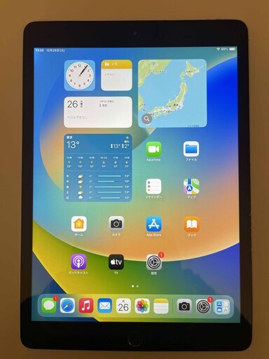 ipad 10.2インチ 第7世代2019 32GB wifi-cell silver SIMフリー　バッテリー９７％