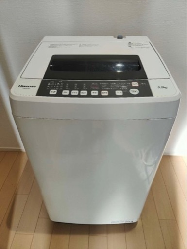 2018年製　ハイセンス　洗濯機5.5キロ