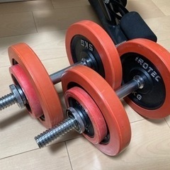 1/5,1/6,1/71/8お渡しできます: 家トレセット（ダンベル60kg/ベンチ 