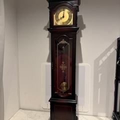 現地現金取引き 柱時計 古時計