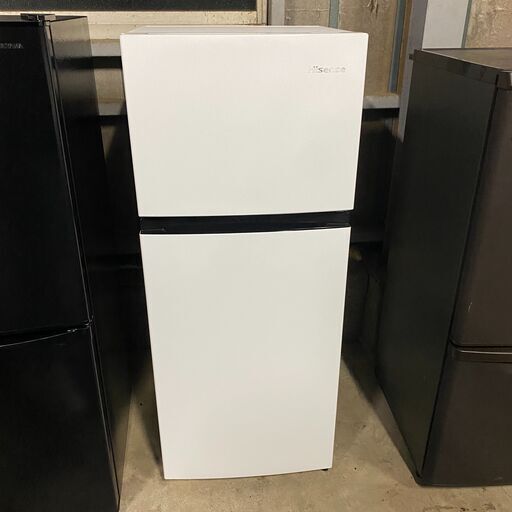 中古冷蔵庫 Hisense  HR-B1202        ハイセンス 120L 2ドアノンフロン冷蔵庫 オリジナル 2020年式 配送費用は別途見積りにて可能[SA-415]