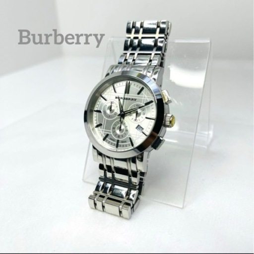 Burberry 腕時計　クロノグラフ　チェック　メンズ　　とても綺麗です。