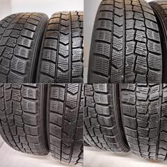 ＜スタッドレスタイヤ・ホイール 4本＞ 185/65R15 ダンロップ　 15x6J トヨタ 純正 5H -114.3