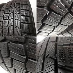 ＜スタッドレスタイヤ・ホイール 4本＞ 195/65R15 ダンロップ 15x6J アイシス 純正 5H -114.3