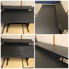 バウヒュッテ　デスク　サブデスク　ゲーミングチェア　セット