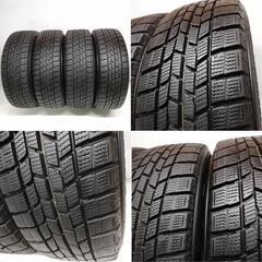 ＜スタッドレスタイヤ & ホイール 4本＞ 175/65R14 グッドイヤー  14x5.5J ブリヂストン FEID 4H -100 フィット