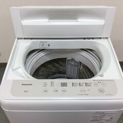 2/23受渡済)JT8024【Panasonic/パナソニック 5.0㎏洗濯機】美品 2021年製