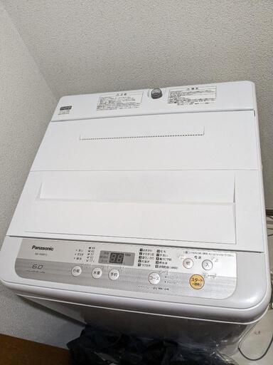 【商談中】パナソニック　全自動電気洗濯機　6.0キロ　NA-F60B12