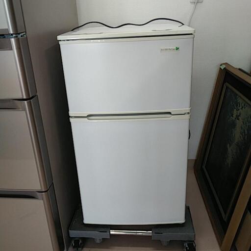 美原店　ノンフロン冷凍冷蔵庫　90L　YAMADA　2017年製　YRZ-C09B1