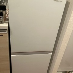 使用期間1年半の白の冷蔵庫です！