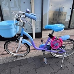 子供用自転車　18インチ　アナ雪デザイン