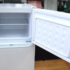 冷蔵庫 2018年製 130L 2ドア ハイアール JR-N130A ホワイト 100Lクラス Haier 札幌市 清田区 平岡