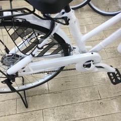 【✨新品未使用品❗️メーカー保証1年❗️取扱説明書付き❗️スタンダード❗️清潔感あるホワイトカラー❗️✨】26インチ自転車 21テクノロジー