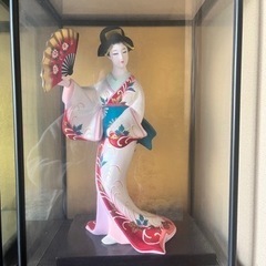 博多人形　ケース付き　5点