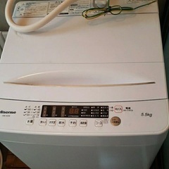 洗濯機 hisence美品 殆ど使用してないです。