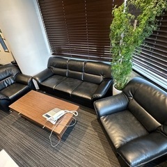 応接セット　美品　ソファ➕ローテーブル