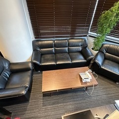 応接セット　美品　ソファ➕ローテーブル