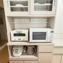 1/21引越しのため！大幅値下げ！【美品】LOWYA 食器棚 キッチン収納