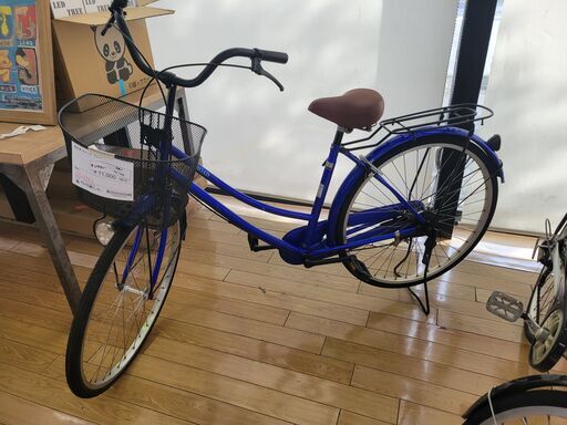 ★ジモティ割あり★  自転車 26インチ ブルー クリーニング済み TK1305