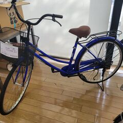 ★ジモティ割あり★  自転車 26インチ ブルー クリーニング済...