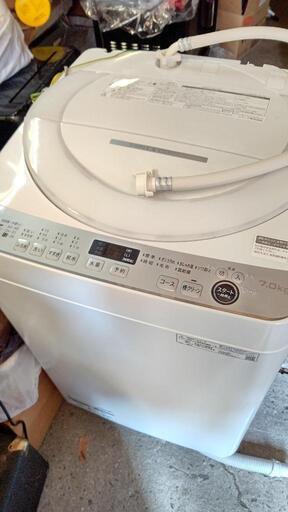 2021洗濯機　シャープ　7キロ