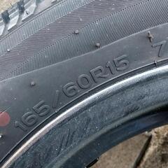 ★急募★【1シーズン使用】165/60R15 中古　スタッドレスタイヤ・ホイール　4セット